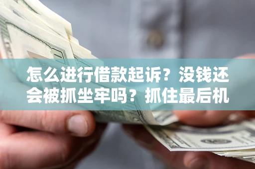 北京怎么进行借款起诉？没钱还会被抓坐牢吗？抓住最后机会！