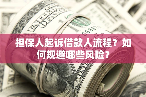 北京担保人起诉借款人流程？如何规避哪些风险？