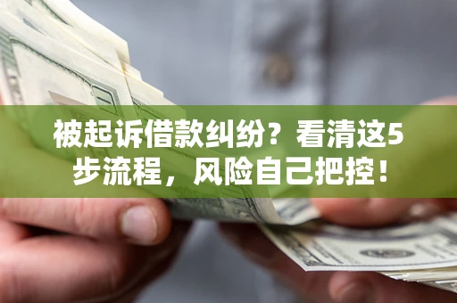 北京被起诉借款纠纷？看清这5步流程，风险自己把控！