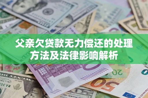 北京父亲欠贷款无力偿还的处理方法及法律影响解析
