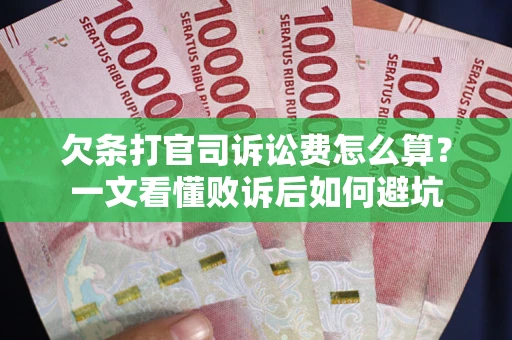 北京欠条打官司诉讼费怎么算？一文看懂败诉后如何避坑