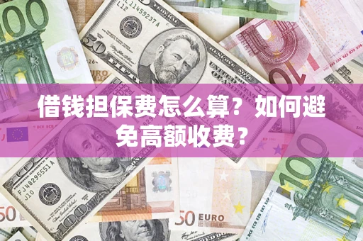 北京借钱担保费怎么算？如何避免高额收费？
